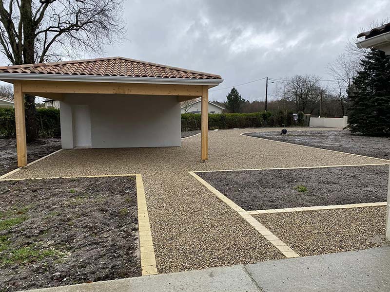 Terrassement Cloture Portail Enrobe Creation parking Izon Libourne Creon Ambares - J2CTP - Galerie 2