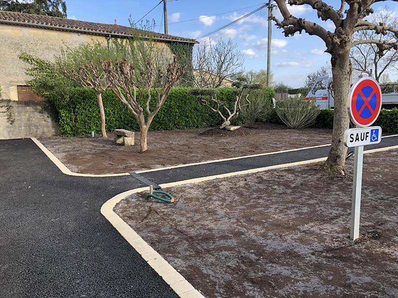 Terrassement Cloture Portail Enrobe Creation parking Izon Libourne Creon Ambares - J2CTP - Galerie 3