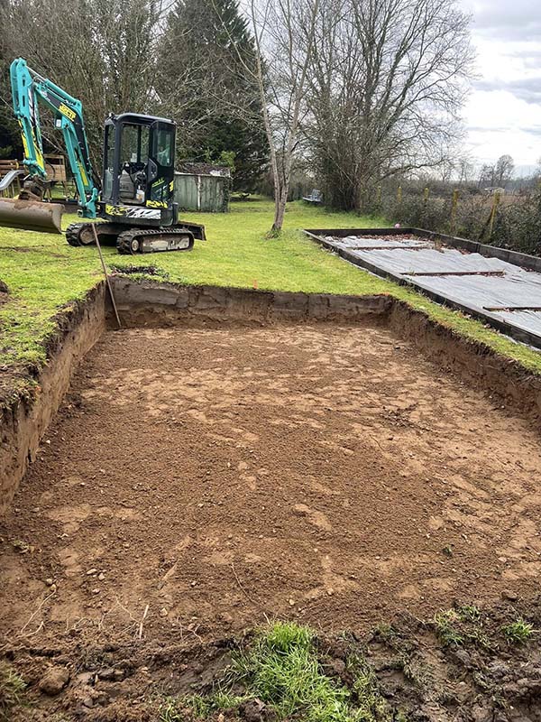 Terrassement Cloture Portail Enrobe Creation parking Izon Libourne Creon Ambares - J2CTP - Galerie 5